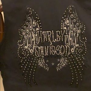 Ladies Large sleeveless Harley-Davidson shirt